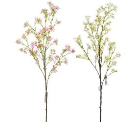 Konár kvietky mix 2 farby 90cm