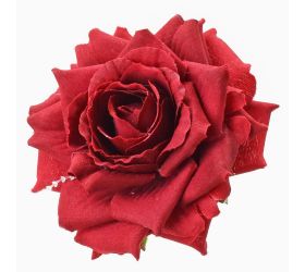 Hlava ruža červená p:8cm bal:12ks