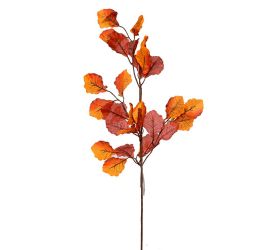 Konár listy jeseň 80cm