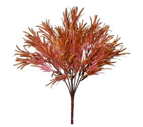 Zápich tráva oranžová 30cm