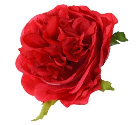 Hlava ruža anglická červená p:9cm bal:12ks