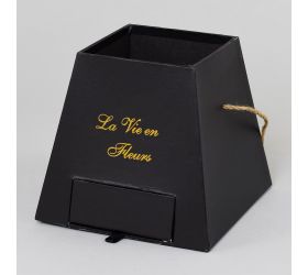 Darčeková krabica čier. 13(20)x18.5cm