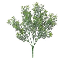 Zápich mini kvietky zelené 35cm