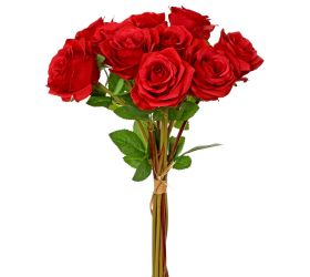Kytica ruža červená 40cm