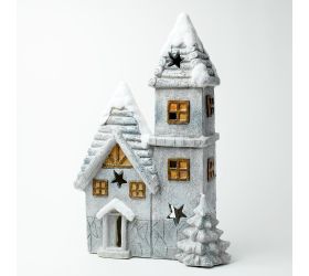 Svietnik domček mgo 42*22*62cm super cena