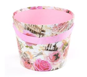 Darčeková krabička na kvety mix vzorov 16x16x13,2cm