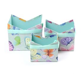 Darčeková krabička na kvety s/3 14x16x13cm m:14.5x12x12cm s:12x10x10cm