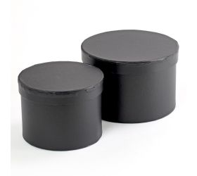 Darčeková krabička valec čier.s/2 l:15.5x10cm s:12.5x9.5cm