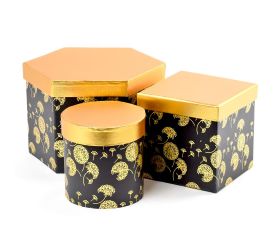 Darčeková krabička zl.čiernas/3 l15x20cm