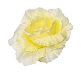 Hlava ruža bl.žltá p:10cm bal:12ks