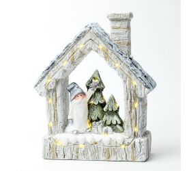 Domček vian. dekorácia led keramika 31,5cm super cena