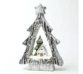 Stromček dekorácie led keramika 39,5cm super cena