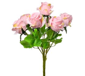 Kytica ruža bl. ružová 45cm