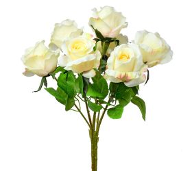 Kytica ruža krém.ruž 45cm