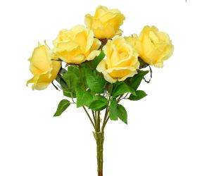 Kytica ruža žltá 45cm