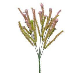 Zápich brunia zelenofialová 34cm