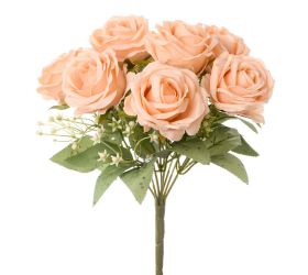 Kytica ruža brosk. x9 32cm