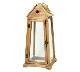 393fl/s lampáš drevo hnedá l 23x20,5x28,5cm