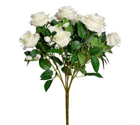 Kytica ruža biela 60cm