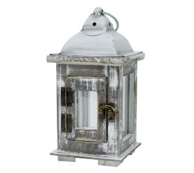 Lampáš hn.biely 13x12x24,5cm