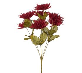 Kytica chryzantéma 45cm červená