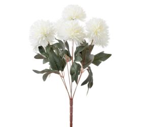 Kytica chryzantéma x7 41cm biela