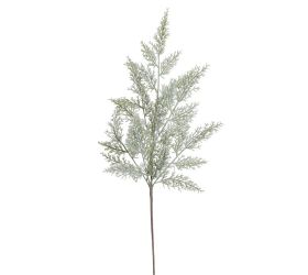 Vian. vetvička thuja zasnež bie gliter 63cm