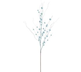 Vian. konárik modré gulky gliter 70cm