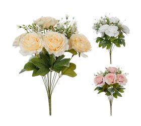 Kytica ruže x11 46cm mix f