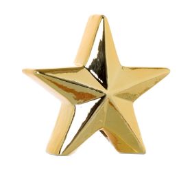 02.686.14 hviezda keramická zlatá 14cm