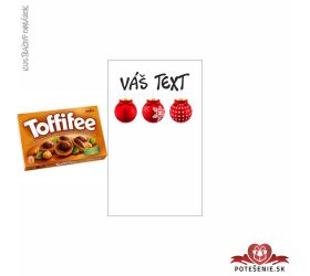 Toffifee k Vianociam -  červené gule
