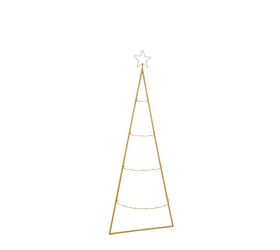Vešiak stromček na stenu zlatý - d50xš1xv131cm