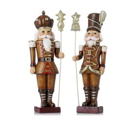 Vojačik s kopijou hne/šamp/bie mix/2 poly 8*6*23cm