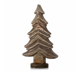 Stromček drevo zl. 17*8*27cm