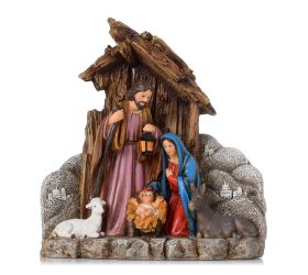 Betlehem farebný led poly 17*7,8*18,4cm