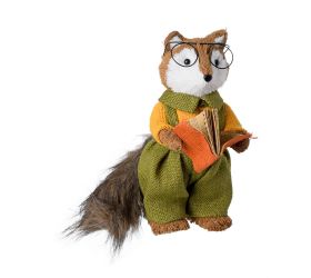 Líška s knihou 16x20x27cm