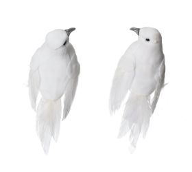 Holubica štipec biela penová mini perie mix/2 s/2 10*5,5*5cm