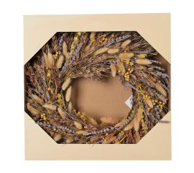 Veniec tráva bobule levanduľa krém 40cm