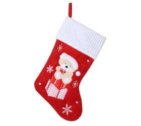 Záves vian.ponožky čer/bie macko textil mix 12 45cm