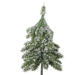 Zápich stromček osnežený bal/12 13cm