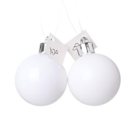 Gule plast. biele lesk/mat/piesk/mraz s/12 4cm