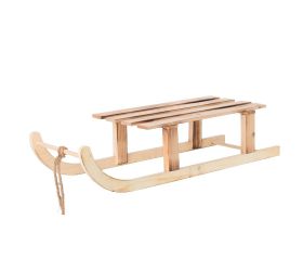 Sánky drevo natur 60x21x14cm