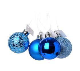 Gule plast. modré mat/lesk/mraz s/12 3cm