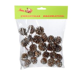 Šišky v sáčku s/24 strieborné