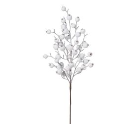 Vetvička biele šípky, 48cm