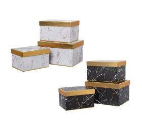 Darčeková krabička s/3 mix vzorov 26x21x15cm