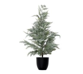 Stromček zasnežený v kvetináči 50*50*90