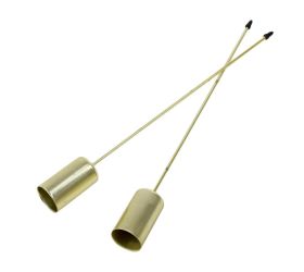 Bodce na kónické zlaté s/2 v. 24,5cm pr. 2,6 cm