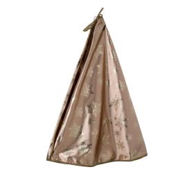 Kryt stojana na strom, vz. vločka hne/zla sat/textil pr.120cm