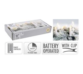 Sviečky 10ks časovač  ax2001000